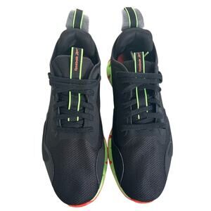 Reebok Men’s Zig Dynamica Black and Neon Green Athletic Shoes